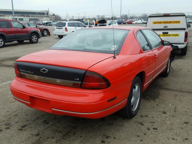 2G1WW12M7X9289997 - 1999 CHEVROLET MONTE CARL RED photo 4