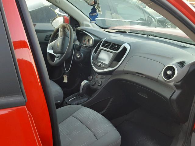 1G1JB5SH0H4142876 - 2017 CHEVROLET SONIC LS 红色 照片 5