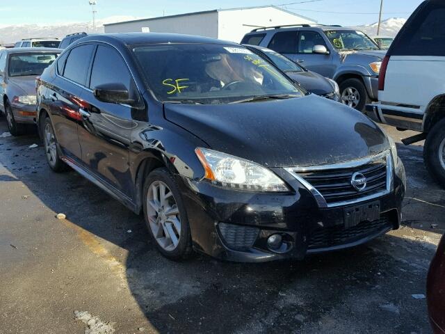 3N1AB7AP8DL793918 - 2013 NISSAN SENTRA S BLACK photo 1