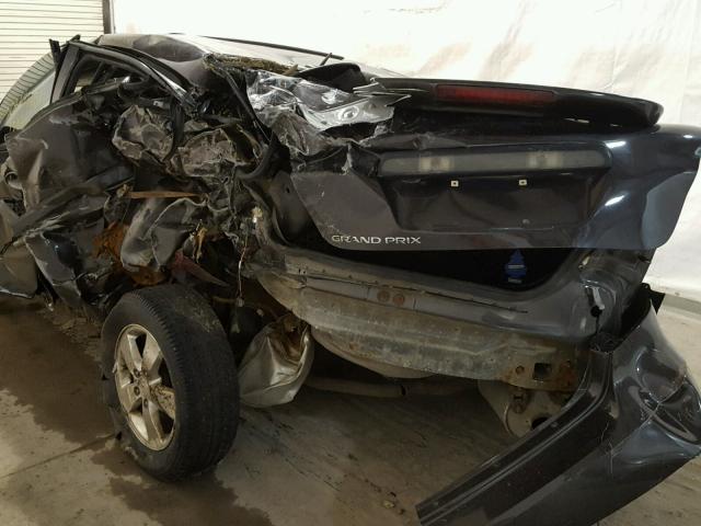 2G2WP552981187496 - 2008 PONTIAC GRAND PRIX ნაცრისფერი ფოტო 9