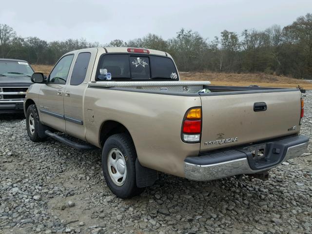 5TBRT34183S352711 - 2003 TOYOTA TUNDRA ACC GOLD photo 3