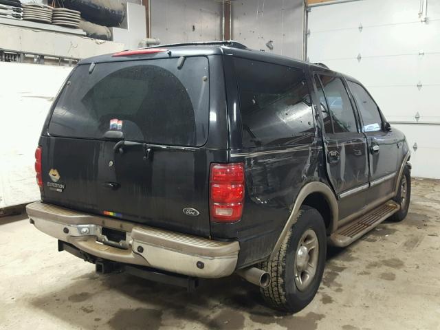 1FMFU18L61LA37293 - 2001 FORD EXPEDITION BLACK photo 4