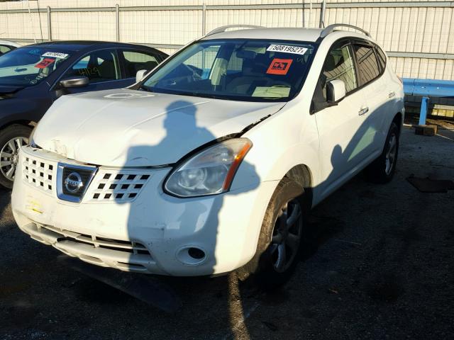 JN8AS5MT4AW023459 - 2010 NISSAN ROGUE S WHITE photo 2