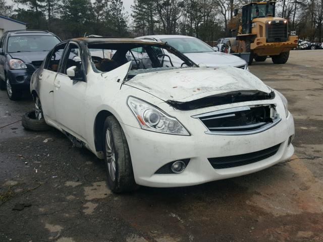 JN1CV6AP1CM623107 - 2012 INFINITI G37 BASE WHITE photo 1