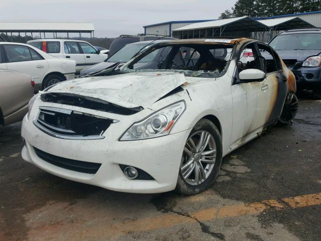 JN1CV6AP1CM623107 - 2012 INFINITI G37 BASE WHITE photo 2