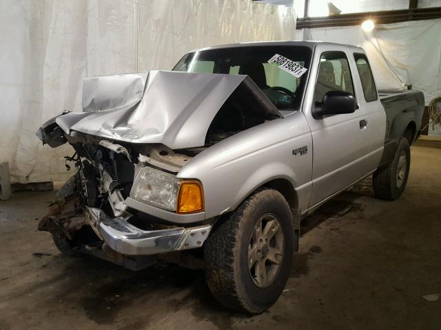 1FTYR15E34PA52349 - 2004 FORD RANGER SUP SILVER photo 2