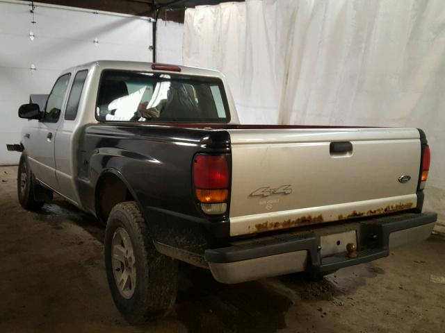 1FTYR15E34PA52349 - 2004 FORD RANGER SUP SILVER photo 3