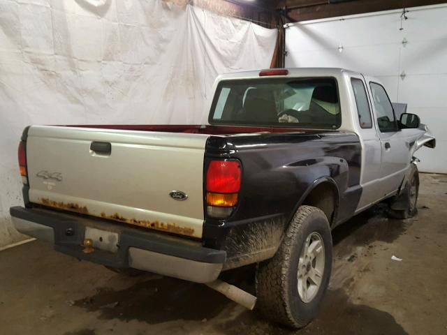 1FTYR15E34PA52349 - 2004 FORD RANGER SUP SILVER photo 4