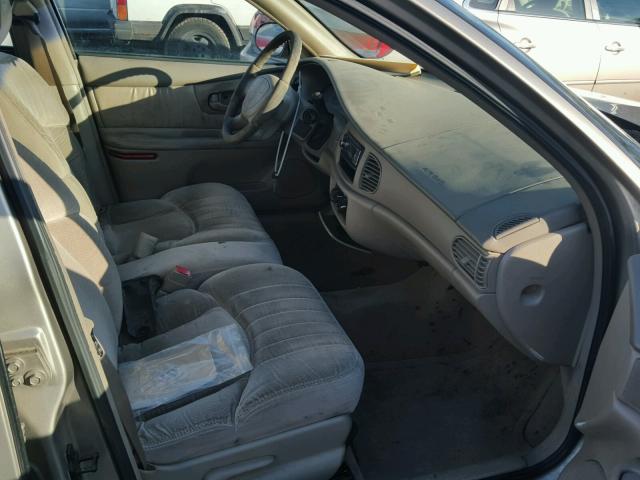 2G4WS52J711331117 - 2001 BUICK CENTURY CU TAN photo 5