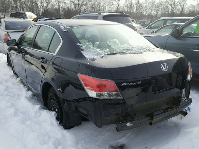 1HGCP2F32AA023475 - 2010 HONDA ACCORD LX BLACK photo 3