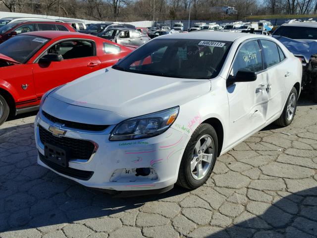 1G11B5SA0GF126800 - 2016 CHEVROLET MALIBU LIM WHITE photo 2