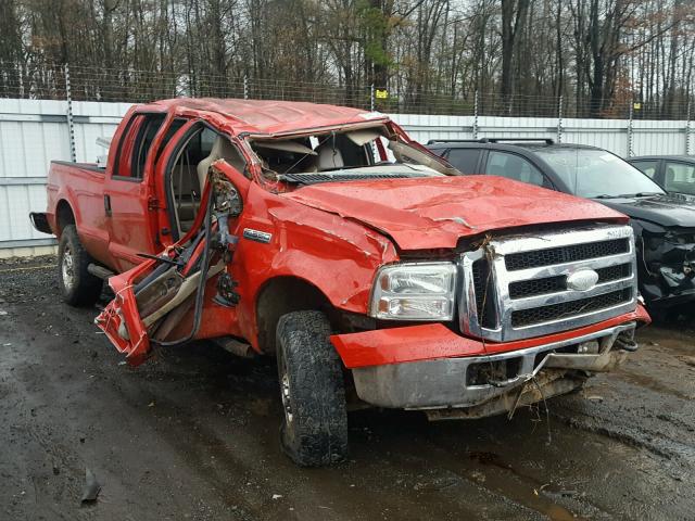 1FTWW31PX7EA61083 - 2007 FORD F350 SRW S RED photo 1