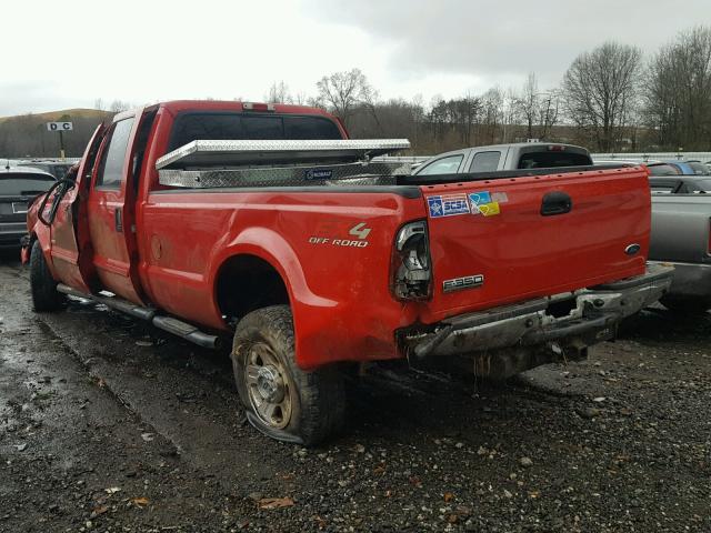 1FTWW31PX7EA61083 - 2007 FORD F350 SRW S RED photo 3