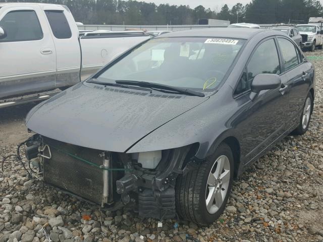 2HGFA16629H325588 - 2009 HONDA CIVIC GRAY photo 2