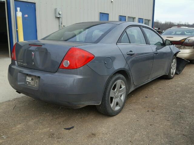 1G2ZG57B284217520 - 2008 PONTIAC G6 BASE GRAY photo 4