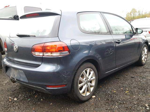 WVWAB7AJ9AW281597 - 2010 VOLKSWAGEN GOLF 蓝色 照片 4