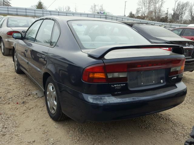 4S3BE635717210589 - 2001 SUBARU LEGACY L BLUE photo 3