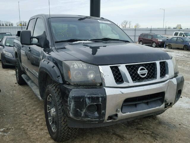 1N6AA0EC8DN302470 - 2013 NISSAN TITAN S BLACK photo 1