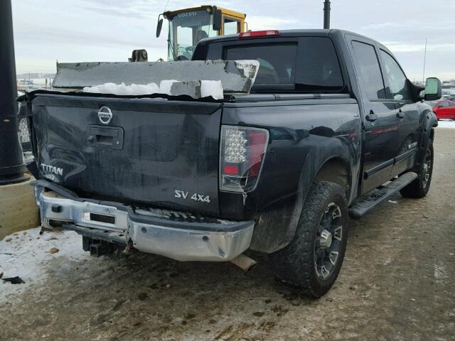 1N6AA0EC8DN302470 - 2013 NISSAN TITAN S BLACK photo 4