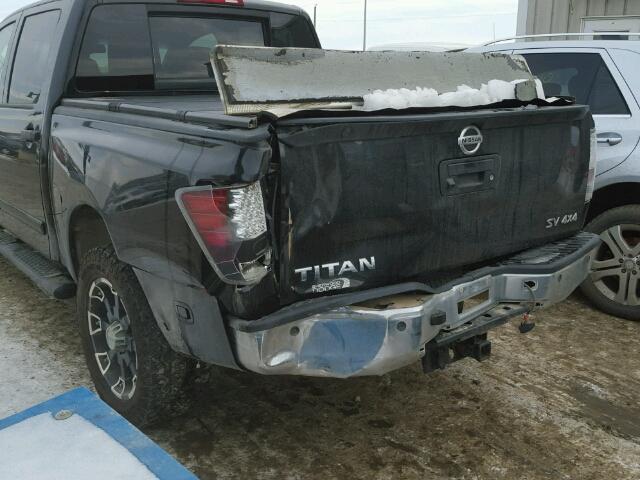 1N6AA0EC8DN302470 - 2013 NISSAN TITAN S BLACK photo 9