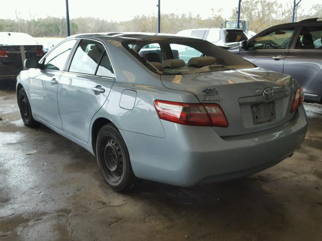 4T1BE46KX8U759362 - 2008 TOYOTA CAMRY CE BLUE photo 3