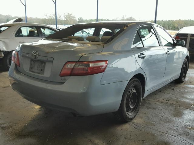 4T1BE46KX8U759362 - 2008 TOYOTA CAMRY CE BLUE photo 4