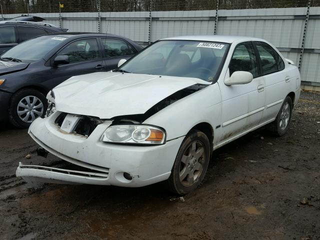 3N1CB51D85L582917 - 2005 NISSAN SENTRA 1.8 WHITE photo 2