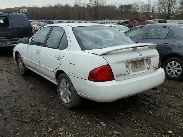 3N1CB51D85L582917 - 2005 NISSAN SENTRA 1.8 WHITE photo 3