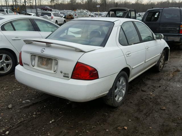 3N1CB51D85L582917 - 2005 NISSAN SENTRA 1.8 WHITE photo 4