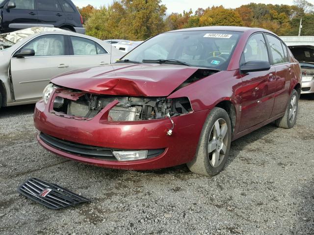 1G8AL55F96Z164707 - 2006 SATURN ION LEVEL MAROON photo 2