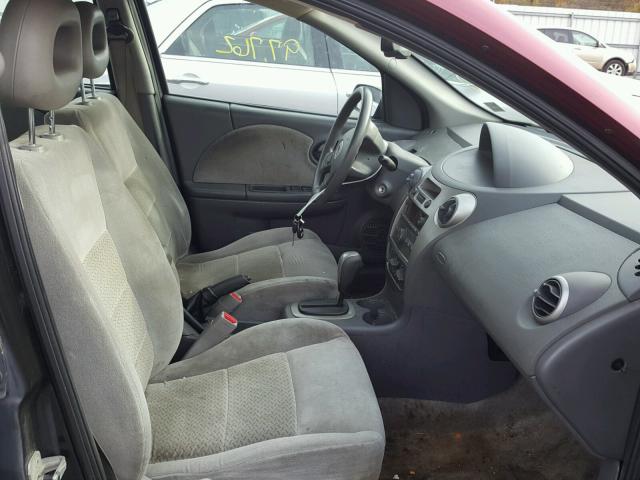 1G8AL55F96Z164707 - 2006 SATURN ION LEVEL MAROON photo 5
