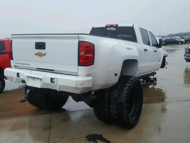 1GC4KYC80FF115196 - 2015 CHEVROLET SILVERADO WHITE photo 4