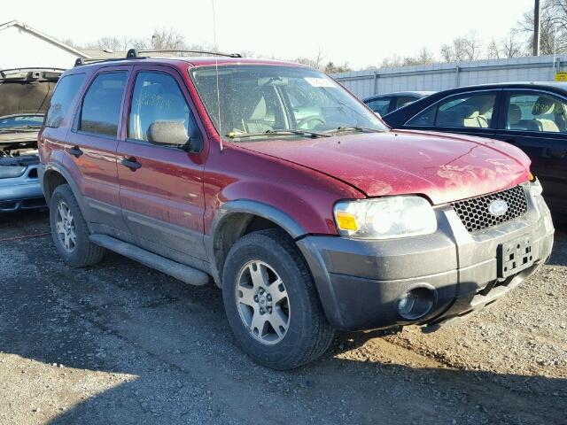 1FMYU93175KA26392 - 2005 FORD ESCAPE XLT RED photo 1