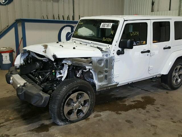 1C4BJWEG7HL567184 - 2017 JEEP WRANGLER U WHITE photo 9