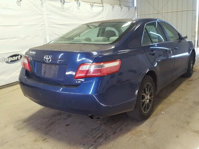 4T1BE46K78U222271 - 2008 TOYOTA CAMRY CE BLUE photo 4