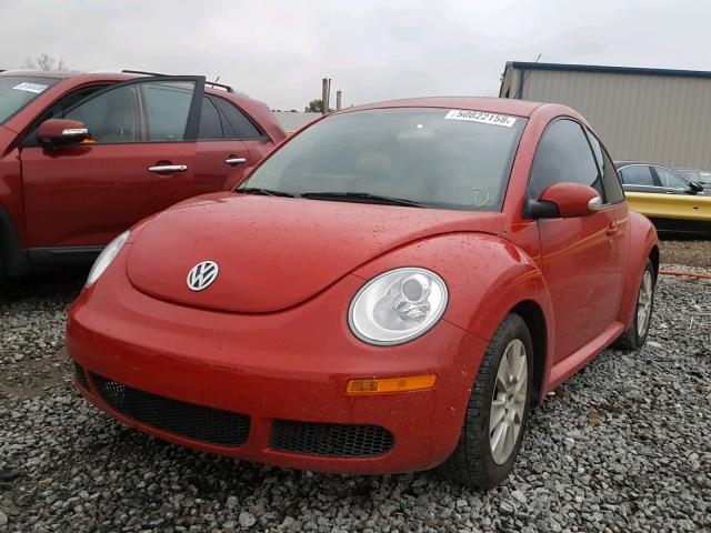 3VWPW31C09M517393 - 2009 VOLKSWAGEN NEW BEETLE RED photo 2