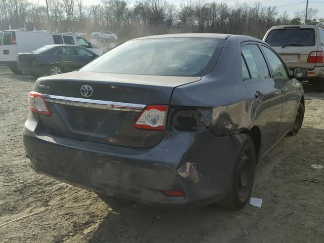 2T1BU4EE2BC573208 - 2011 TOYOTA COROLLA BA GRAY photo 4