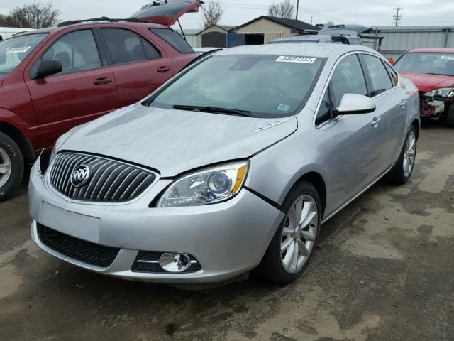 1G4PR5SK6F4122777 - 2015 BUICK VERANO CON SILVER photo 2