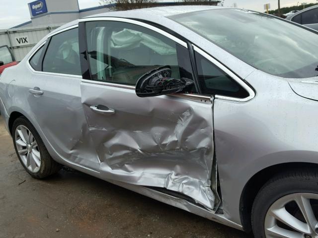 1G4PR5SK6F4122777 - 2015 BUICK VERANO CON SILVER photo 9