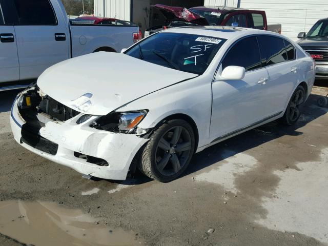 JTHBE96S870019833 - 2007 LEXUS GS 350 WHITE photo 2