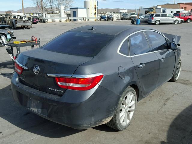 1G4PP5SK2C4184923 - 2012 BUICK VERANO CHARCOAL photo 4