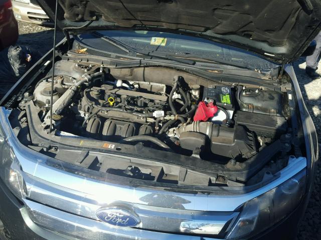 3FAHP0HA1AR300133 - 2010 FORD FUSION SE GRAY photo 7