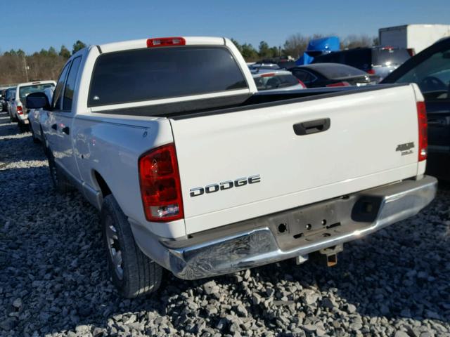 1D7HA18N34J107295 - 2004 DODGE RAM 1500 S WHITE photo 3