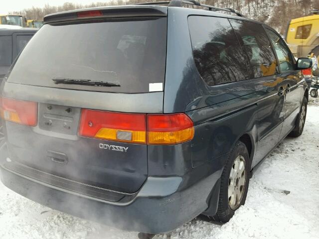 5FNRL18974B024598 - 2004 HONDA ODYSSEY EX GREEN photo 4