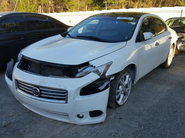 1N4AA5AP3CC864950 - 2012 NISSAN MAXIMA S WHITE photo 2