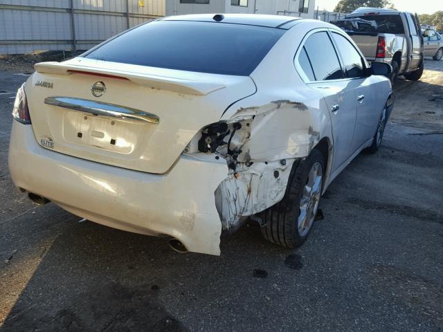 1N4AA5AP3CC864950 - 2012 NISSAN MAXIMA S WHITE photo 4