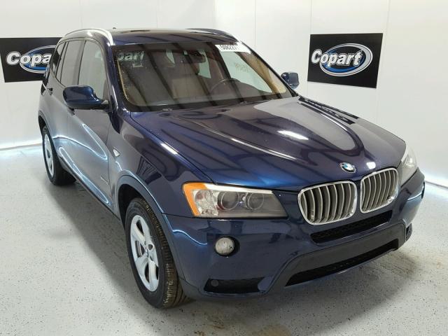 5UXWX5C57BL714816 - 2011 BMW X3 XDRIVE2 BLUE photo 1