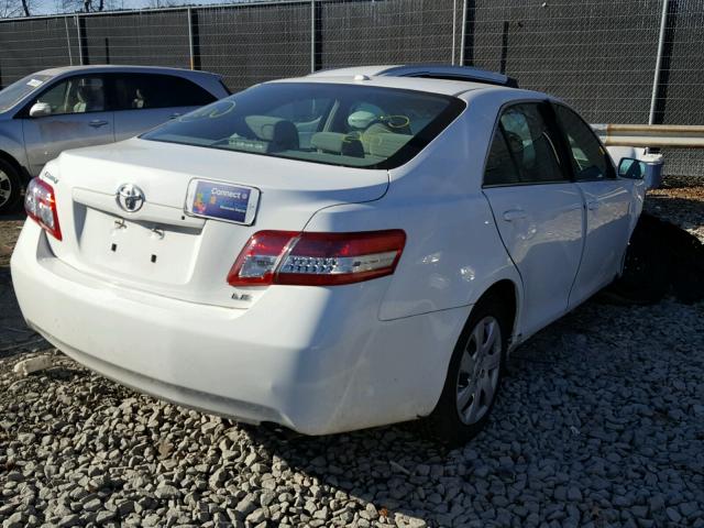 4T1BF3EK5BU759074 - 2011 TOYOTA CAMRY BASE WHITE photo 4