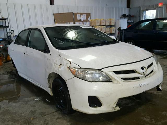 2T1BU4EE7BC751663 - 2011 TOYOTA COROLLA BA WHITE photo 1