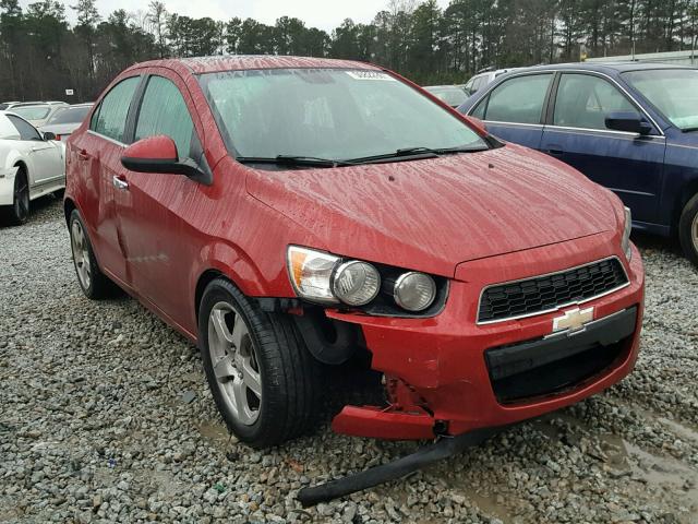 1G1JE5SHXC4106256 - 2012 CHEVROLET SONIC LTZ RED photo 1